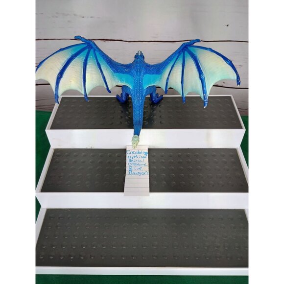 Creatology Mythical Animal Creature Blue Dragon Toy‎ - Picture 4 of 5